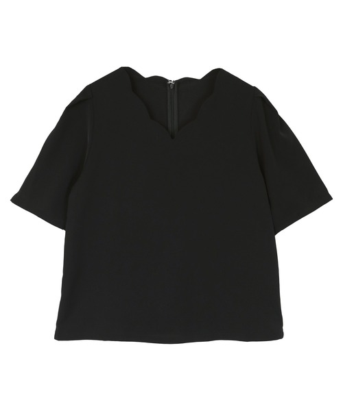 「ur's」 半袖ブラウス S ホワイト レディース_画像3