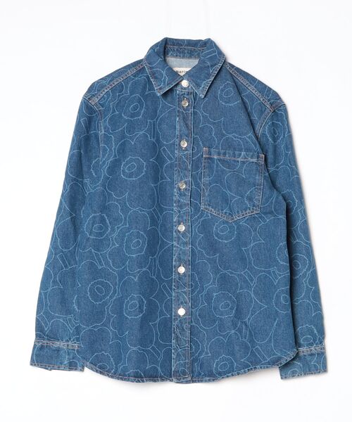 マリメッコ　オーバーサイズシャツ　サイズ36 marimekko（マリメッコ） ブラウス シャツ レディース メンズ