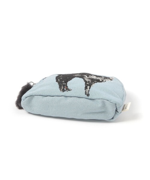 studio CLIP（スタディオクリップ） ポーチ ジャガードマチ付きポーチ