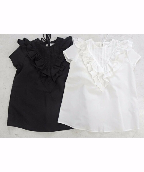 「M y u」 半袖ブラウス FREE ホワイト レディース_画像8