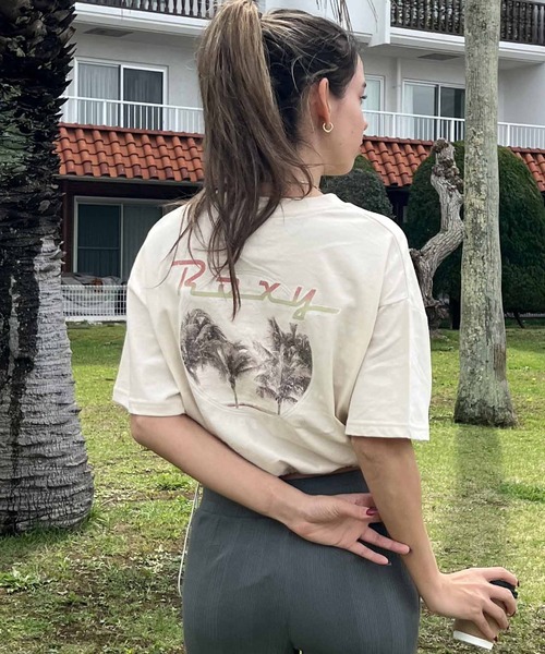 「ROXY」 半袖Tシャツ M ホワイト レディース_画像8