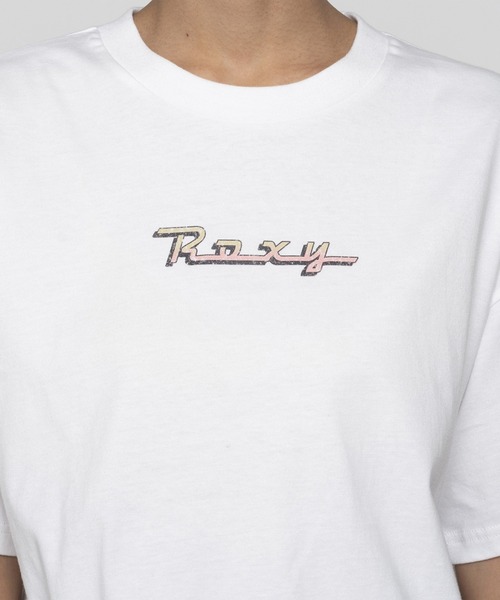 「ROXY」 半袖Tシャツ M ホワイト レディース_画像9