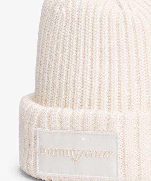 TOMMY JEANS（トミー・ジーンズ） ニット帽 ニットキャップ スクリプト