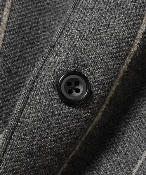 BEAMS+（ビームスプラス） カーディガン バンカー ストライプ