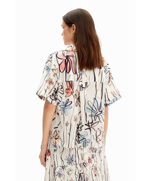 「Desigual」 半袖シャツ L ホワイト レディースの画像