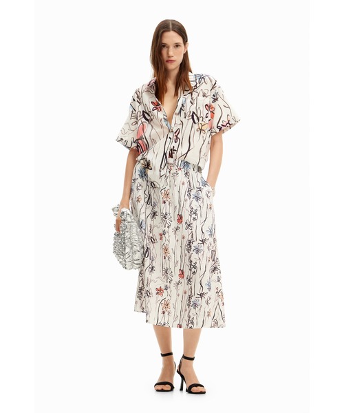 「Desigual」 半袖シャツ L ホワイト レディースの画像