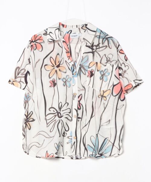 「Desigual」 半袖シャツ L ホワイト レディースの画像