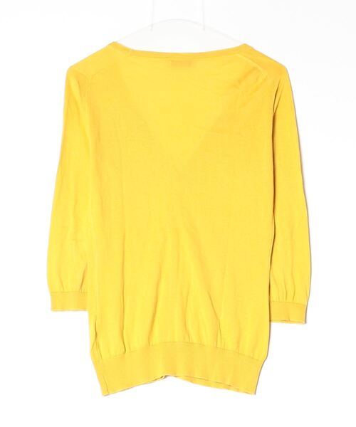 JOHN SMEDLEY（ジョンスメドレー） ニットカーディガン S イエロー