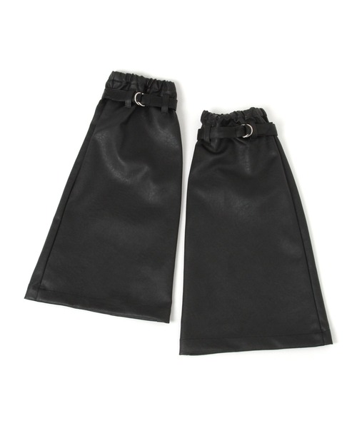 repipi armario（レピピアルマリオ） レッグウォーマー フェイクレザー