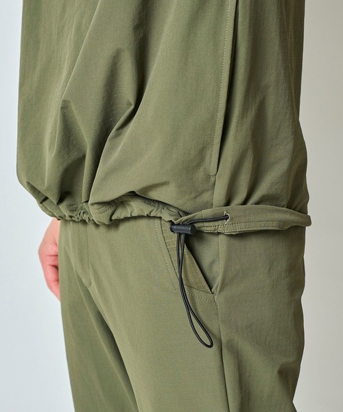 TETE HOMME（テット オム） tシャツ ナイロンストレッチ切替えクルー