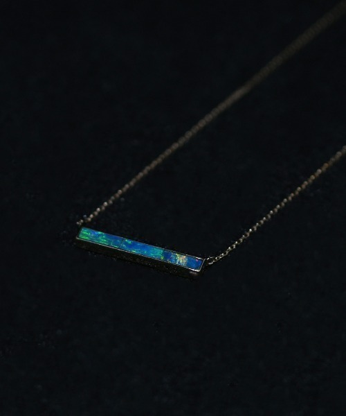 おまとめ sowi オパール K10ネックレス&ピアス sowi ギフト人気No.1商品 オーロラ・オパール・ネックレス(S)【K10YG