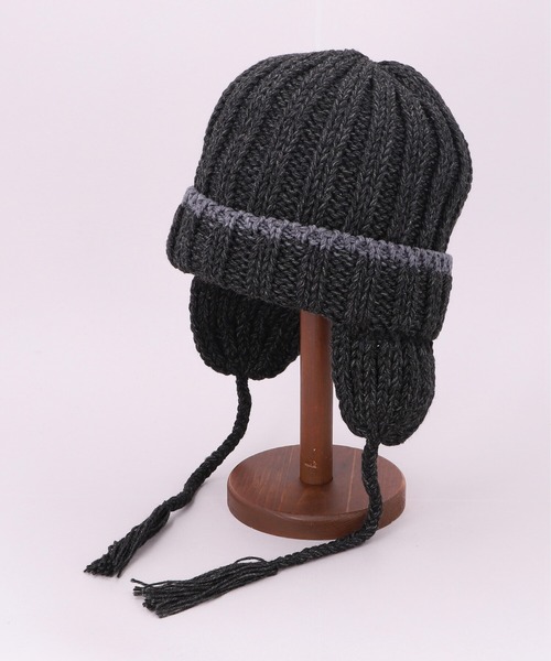 CA4LA（カシラ） ニット帽 ニットキャップ EG EARFLAP WATCH3 メンズ