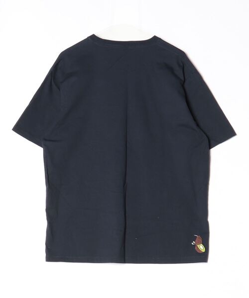 「Design Tshirts Store graniph」 ワンポイント半袖Tシャツ X-LARGE ネイビー メンズ_画像2