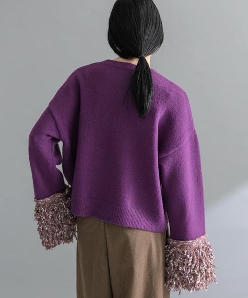 KBF（ケービーエフ） ニット セーター 「WEB限定」MIXドッキングニット