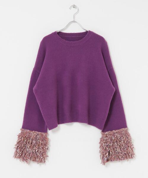 KBF（ケービーエフ） ニット セーター 「WEB限定」MIXドッキングニット