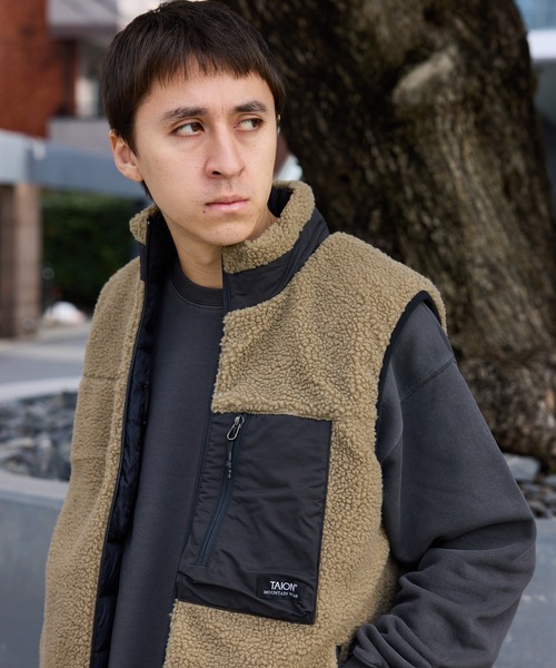 t*a様 よ*。様 ダウンベスト TAION（タイオン） ダウンベスト ベスト マウンテン リバーシブル