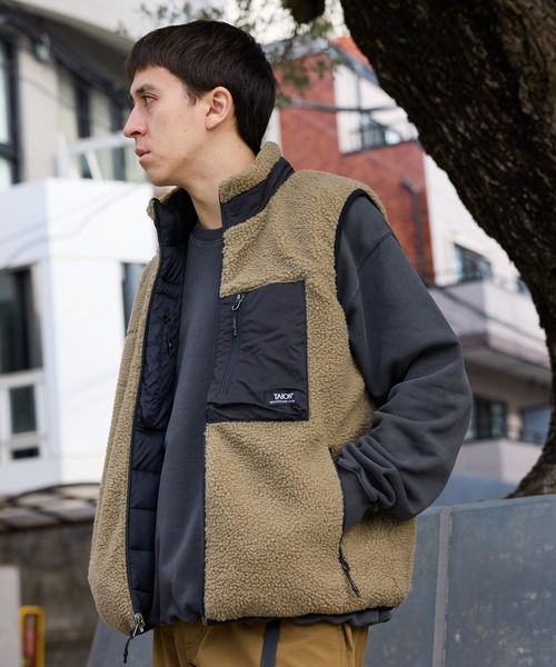 TAION（タイオン） ダウンベスト ベスト マウンテン リバーシブル