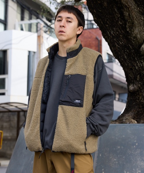 TAION（タイオン） ダウンベスト ベスト マウンテン リバーシブル