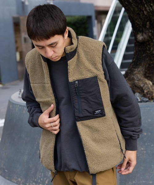 TAION（タイオン） ダウンベスト ベスト マウンテン リバーシブル