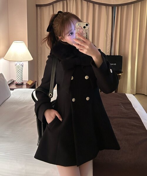 OLIVE des OLIVE（オリーブデオリーブ） ステンカラーコート コート