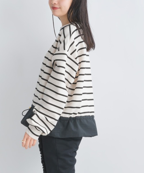 「PICCIN」 長袖カットソー M オフホワイト レディース_画像8