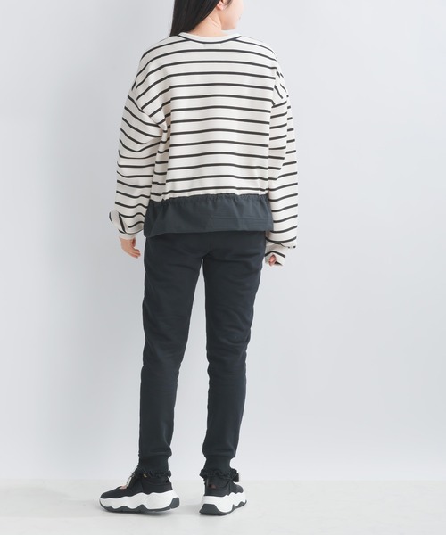 「PICCIN」 長袖カットソー M オフホワイト レディース_画像9