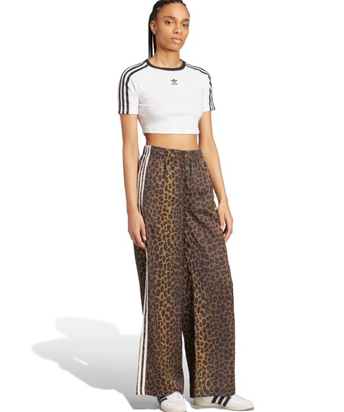 adidas（アディダス） パンツ adidas WIDE LEG SATIN PANTS