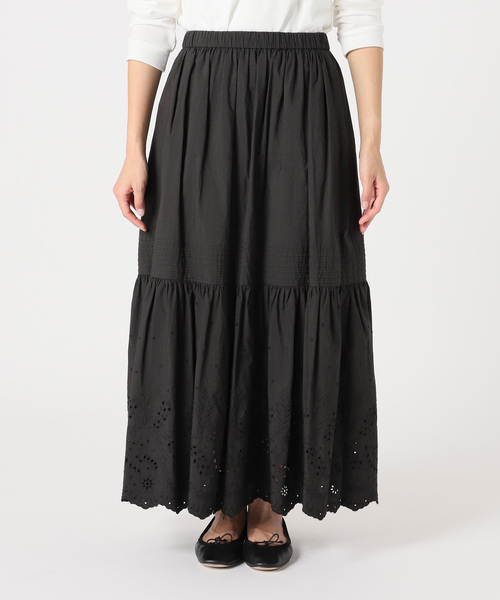 エンブロイダリーレーススカート　スピックアンドスパン 36 セール】《追加2》エンブロイダリーレーススカート（スカート）｜Spick