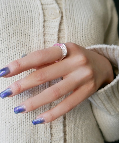 「e.m.」 リング #17 シルバー レディース_画像4