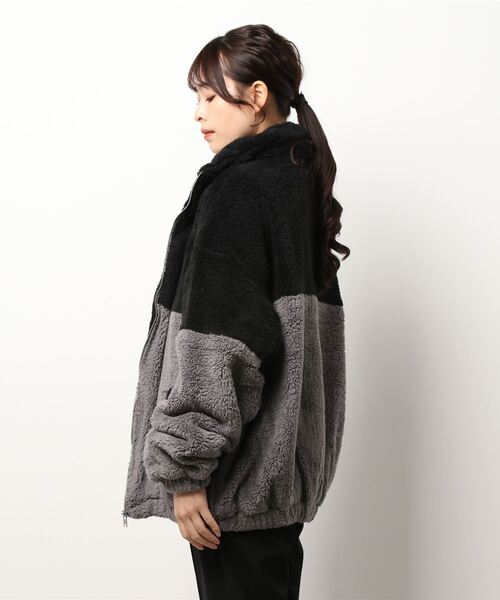 「THISIS」 「HALHAM」ブルゾン LARGE ブラック レディース_画像2