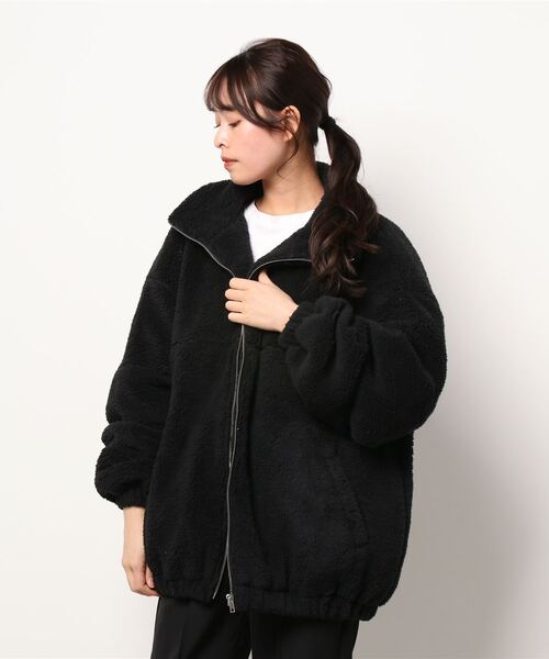 「THISIS」 「HALHAM」ブルゾン LARGE ブラック レディース_画像5