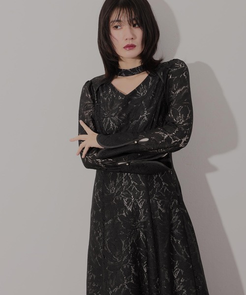 atlo ブラック パーティードレス M atlo ブラック パーティードレス M