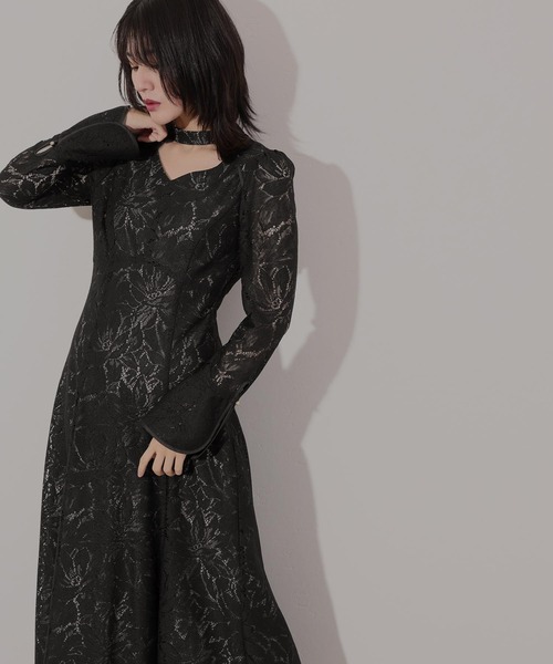 atlo（アトロ） 長袖ワンピース M ブラック レディース : ZOZOTOWN