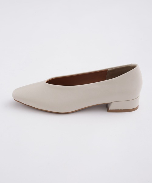 「NANO universe」 フラットパンプス S アイボリー レディース_画像3