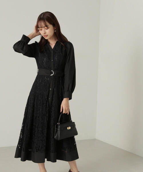 「PROPORTION BODY DRESSING」 シャツワンピース SMALL ブラウン系その他 レディース_画像4