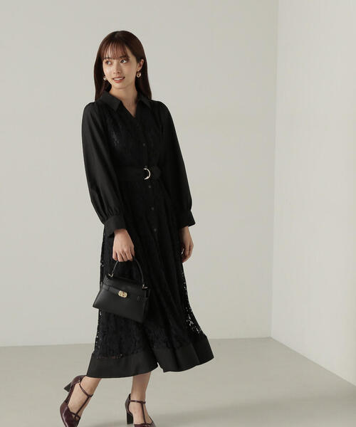 「PROPORTION BODY DRESSING」 シャツワンピース SMALL ブラウン系その他 レディース_画像8