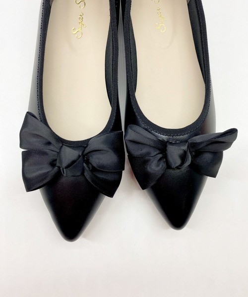 「Sugar Sugar」 フラットパンプス LL ブラック レディース_画像4