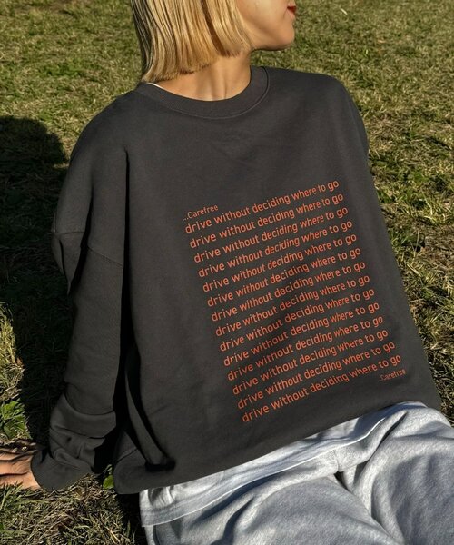 「CIAOPANIC TYPY」 スウェットカットソー MEDIUM チャコールグレー レディース_画像5