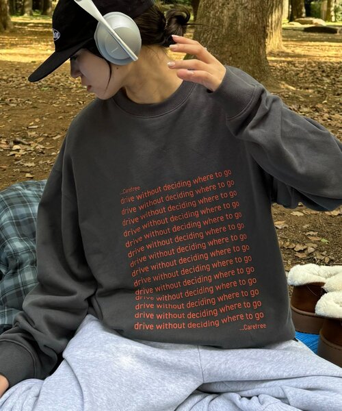 「CIAOPANIC TYPY」 スウェットカットソー MEDIUM チャコールグレー レディース_画像7