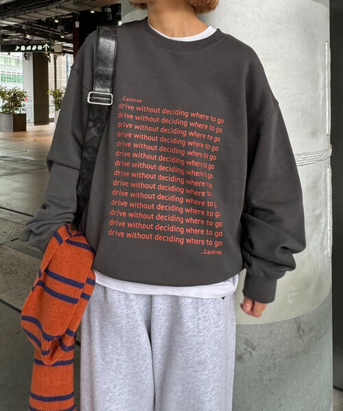 「CIAOPANIC TYPY」 スウェットカットソー MEDIUM チャコールグレー レディース_画像9