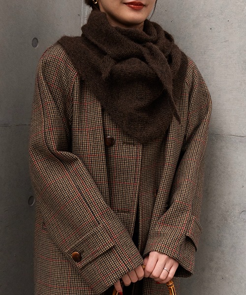 お値下げ中 MHL. トライアングルストール 毛100% 未使用 MHL