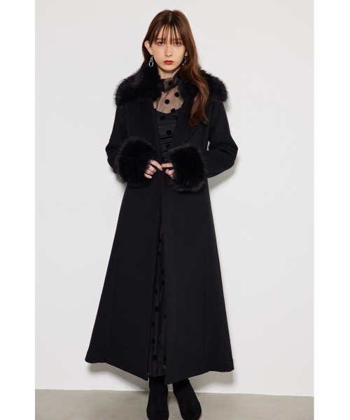 rienda（リエンダ） チェスターコート MEDIUM ブラック レディース