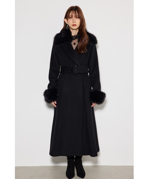 rienda（リエンダ） チェスターコート MEDIUM ブラック レディース