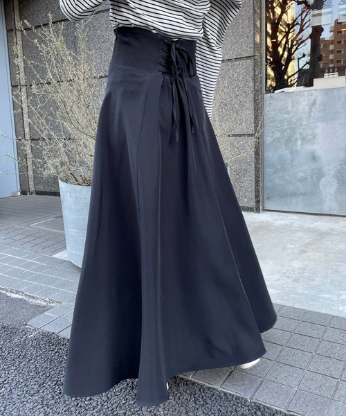 「one after another NICE CLAUP」 ロングスカート MEDIUM ベージュ レディース_画像3