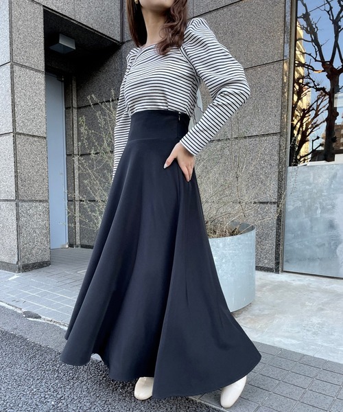 「one after another NICE CLAUP」 ロングスカート MEDIUM ベージュ レディース_画像4