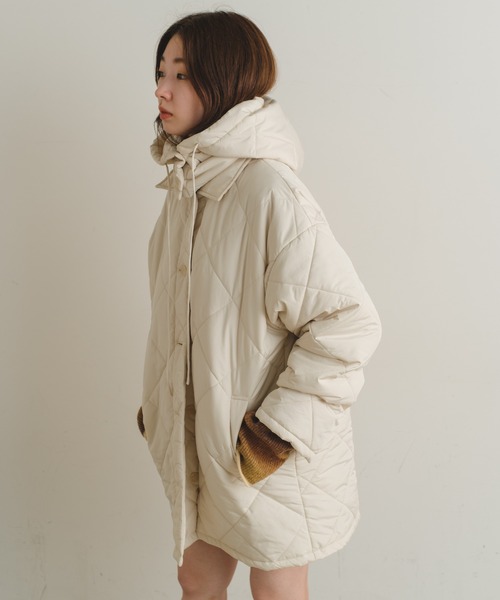「Kastane」 キルティングブルゾン 0 アイボリー レディース_画像3