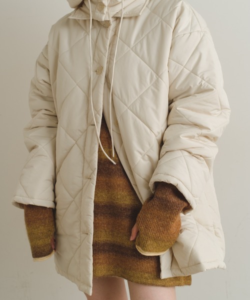 「Kastane」 キルティングブルゾン 0 アイボリー レディース_画像4