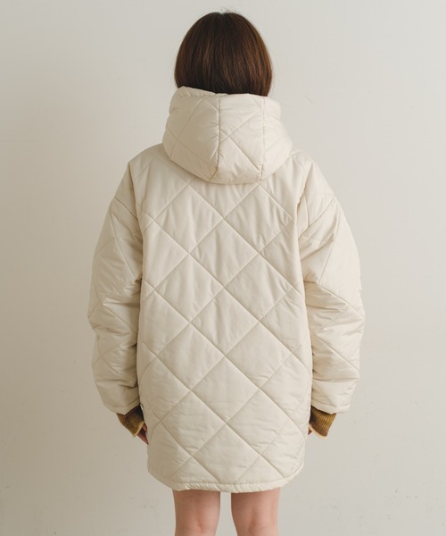 「Kastane」 キルティングブルゾン 0 アイボリー レディース_画像9