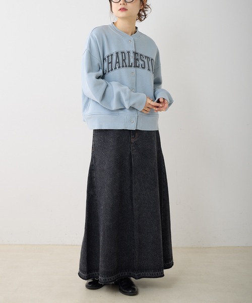 「PUAL CE CIN」 デニムスカート FREE インディゴブルー レディース_画像4
