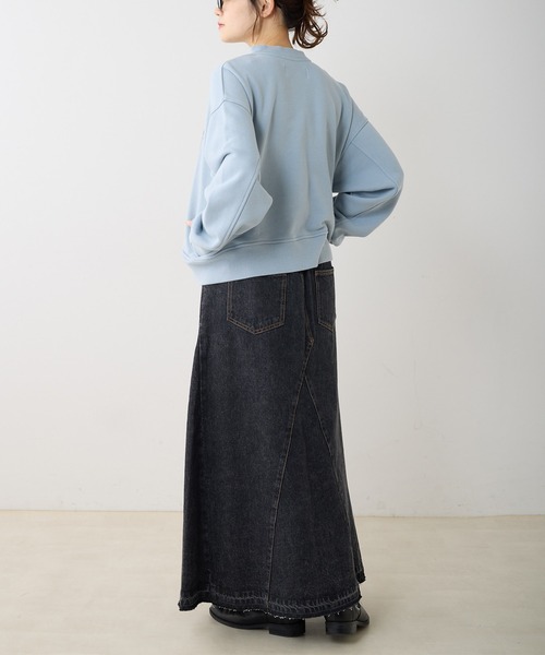 「PUAL CE CIN」 デニムスカート FREE インディゴブルー レディース_画像5